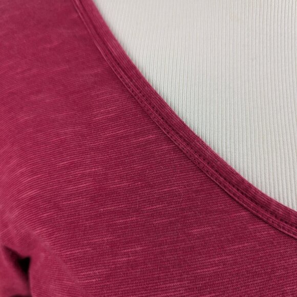 Toad and Co Marley Long Sleeve Tee - Raspberry - Picture 3 of 5